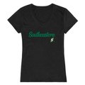 W Republic W Republic 555-385-BLK-04 Southeastern Louisiana University Script T-Shirt for Women; Black - Extra Large 555-385-BLK-04